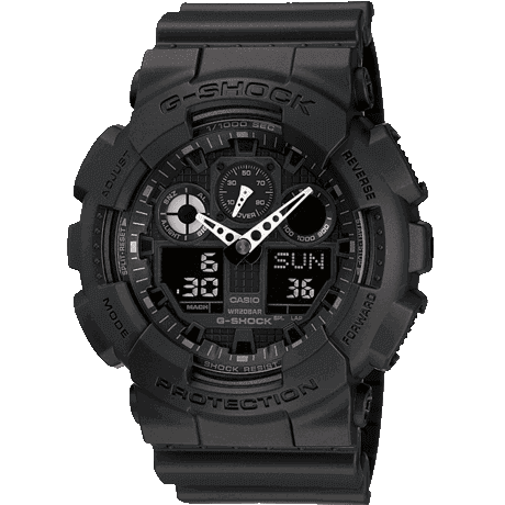 Digital Watch - Casio G-Shock Men's Black GA-100-1A1ER