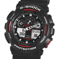 Digital Watch - Casio G-Shock Men's Black Watch GA-100-1A4ER