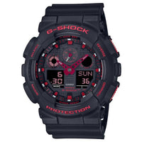 Digital Watch - Casio G-Shock Men's Black Watch GA-100BNR-1AER