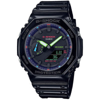 Digital Watch - Casio G-Shock Men's Black Watch GA-2100RGB-1AER