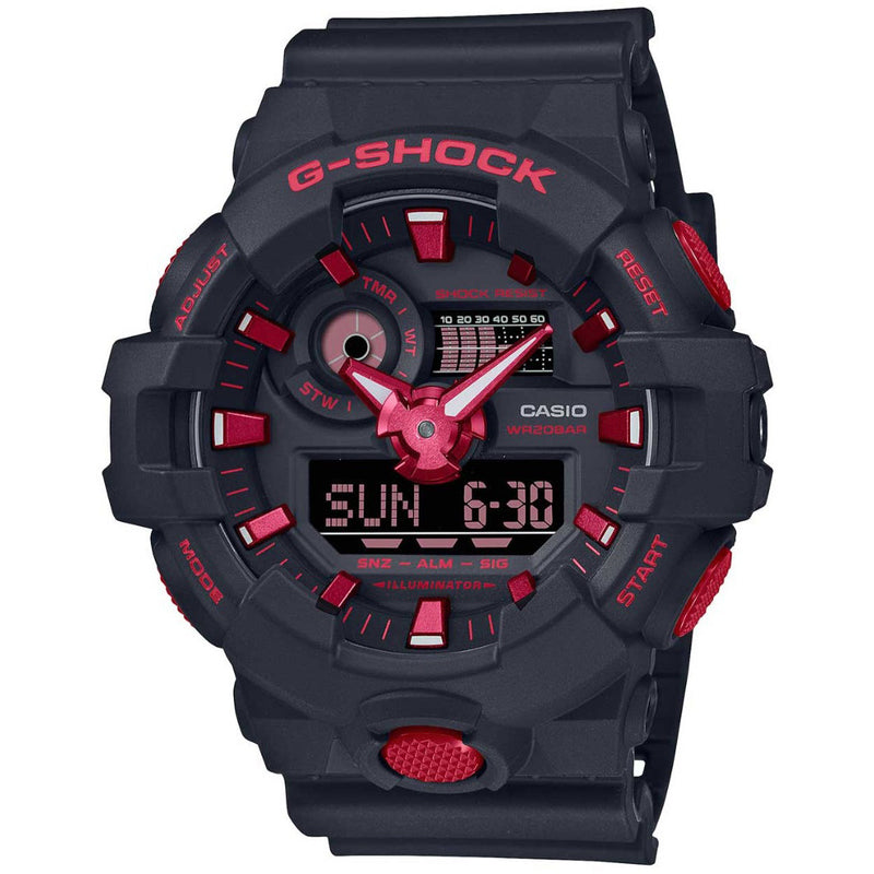 Digital Watch - Casio G-Shock Men's Black Watch GA-700BNR-1AER