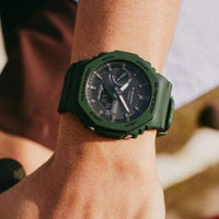 Digital Watch - Casio G-Shock Men's Green Watch GA-B2100-3AER