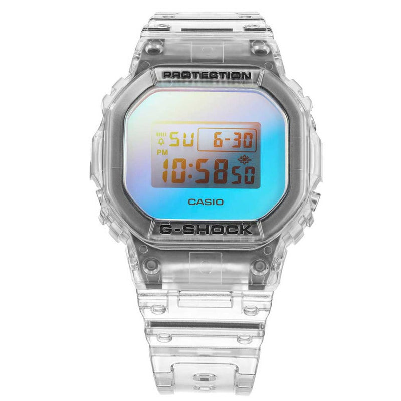 Digital Watch - Casio G-Shock Men's Transparent Watch DW-5600SRS-7ER