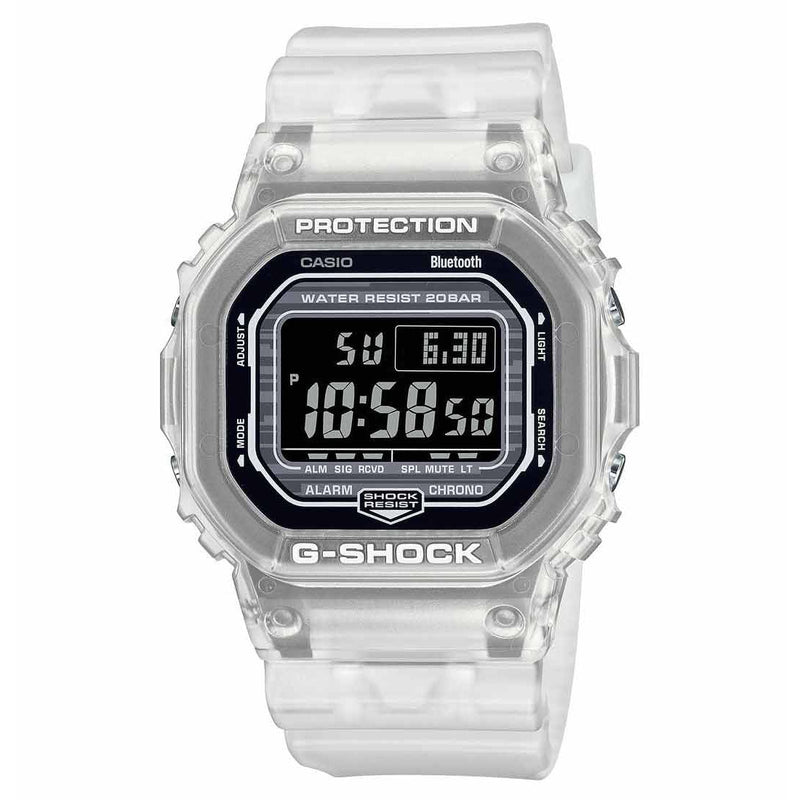 Digital Watch - Casio G-Shock Men's Transparent Watch DW-B5600G-7ER