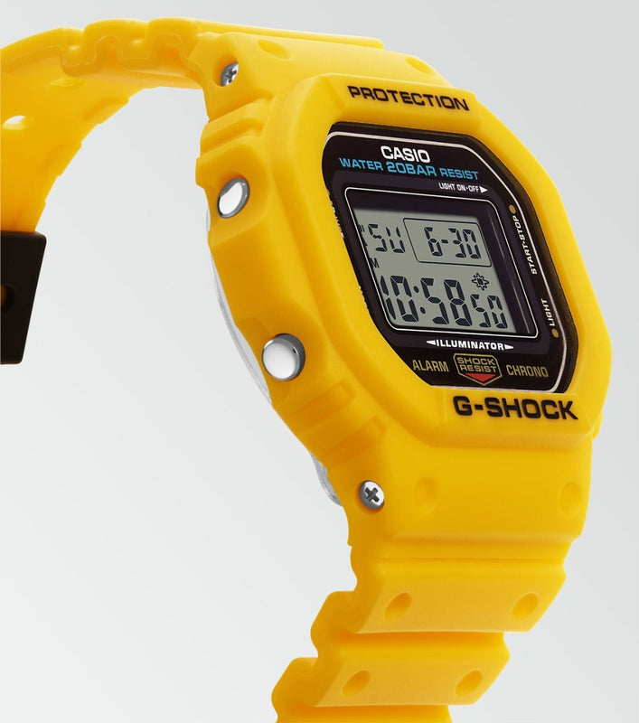 Digital Watch - Casio G-Shock Men's Yellow Watch DW-5600REC-9ER