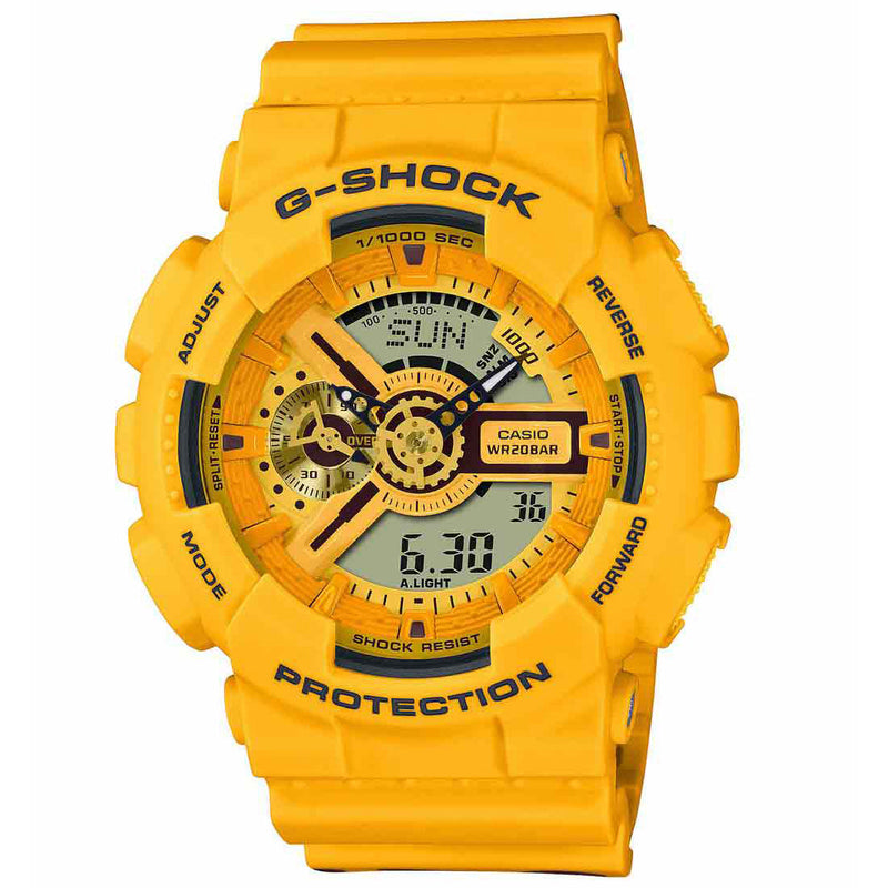 Digital Watch - Casio G-Shock Men's Yellow Watch GA-110SLC-9AER