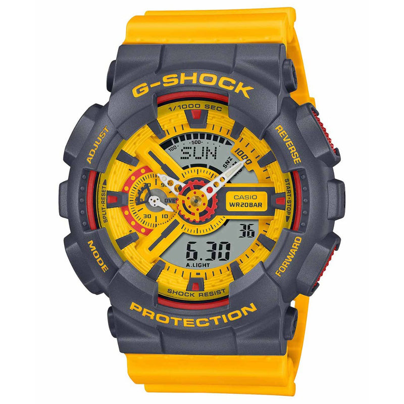 Digital Watch - Casio G-Shock Men's Yellow Watch GA-110Y-9AER