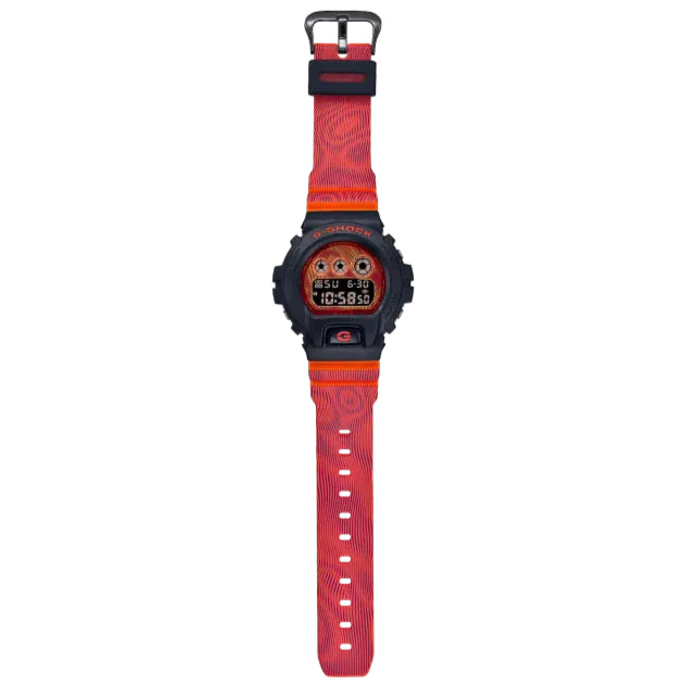 Digital Watch - Casio G-Shock Time Distortion Limited Men's Red Watch DW-6900TD-4ER