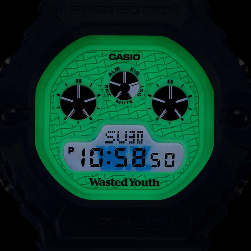 Digital Watch - Casio Wasted Youth X G-Shock Men's Blue Watch DW-5900WY-2ER