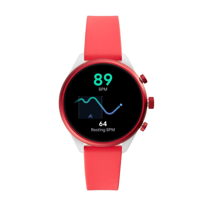 Fossil smart watch outlet pink