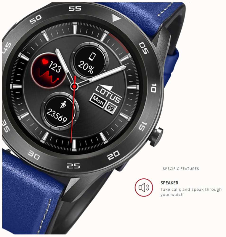 Smart Watch - Lotus L50012/2 Men's Blue Smartime Watch