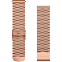 Strap - Garmin Quick Release Band Rose Gold Milanese Band With 18K Rose Gold PVD Hardware 010-12924-24