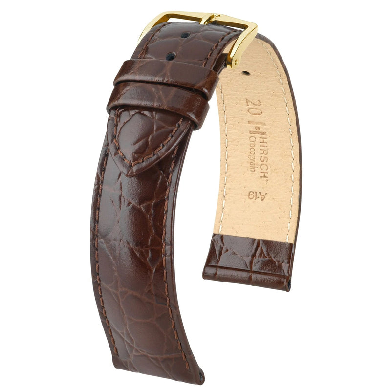 Straps - Hirsch Crocograin M Strap 12302810-1-12