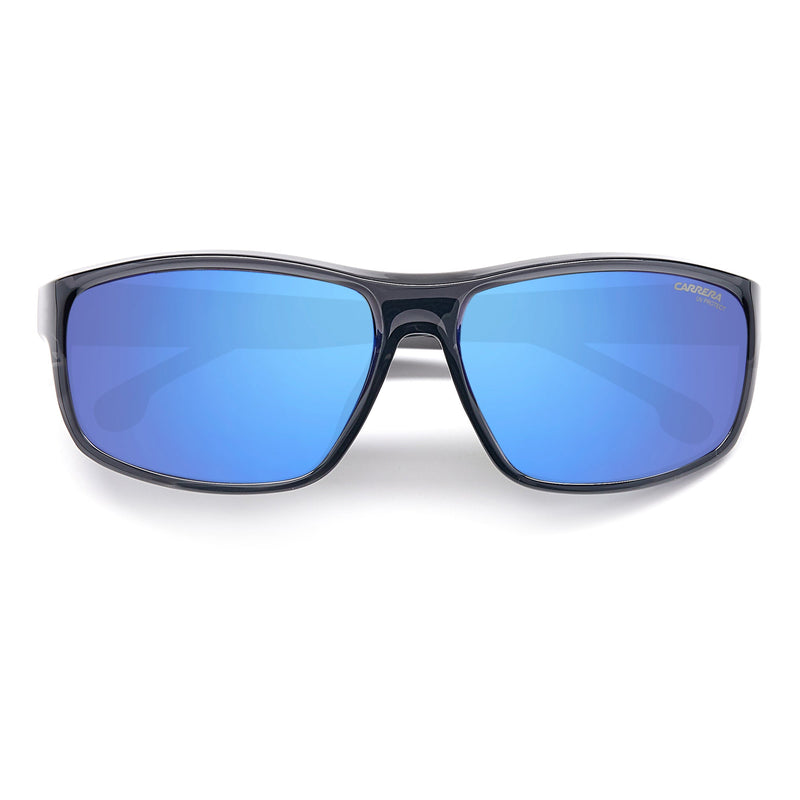 Sunglasses - Carrera 8038/ 09V 63Z0 Unisex Grey Blue Sunglasses