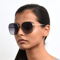 Sunglasses - Hugo Boss 1336/S RHL 589O Unisex Gold Black Sunglasses