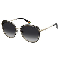 Sunglasses - Polaroid PLD 6117/G/S 2M2 61WJ Unisex Black Gold Sunglasses