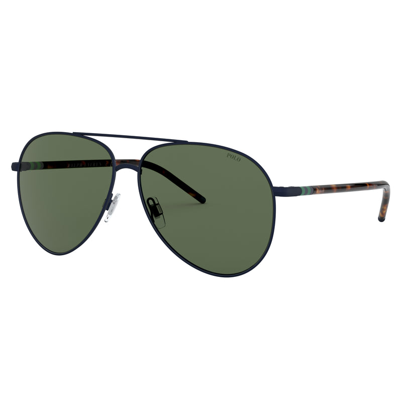 Sunglasses - Polo Ralph Lauren 0PH3131 930371 59 (POL06) Men's Matte Navy Blue Sunglasses