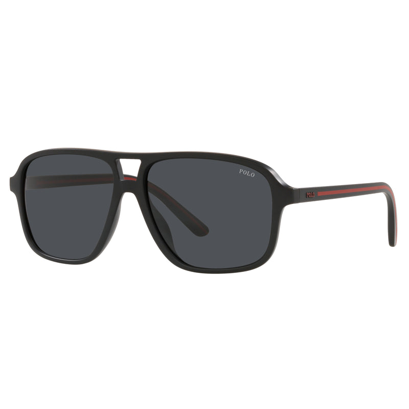 Sunglasses - Polo Ralph Lauren 0PH4177U 537587 58 (PO24) Men's Matte Black Sunglasses