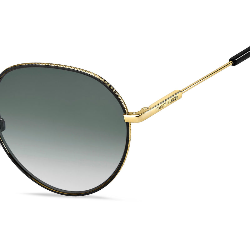 Sunglasses - Tommy Hilfiger TH 1711/S RHL 549O Unisex Gold Black Sunglasses