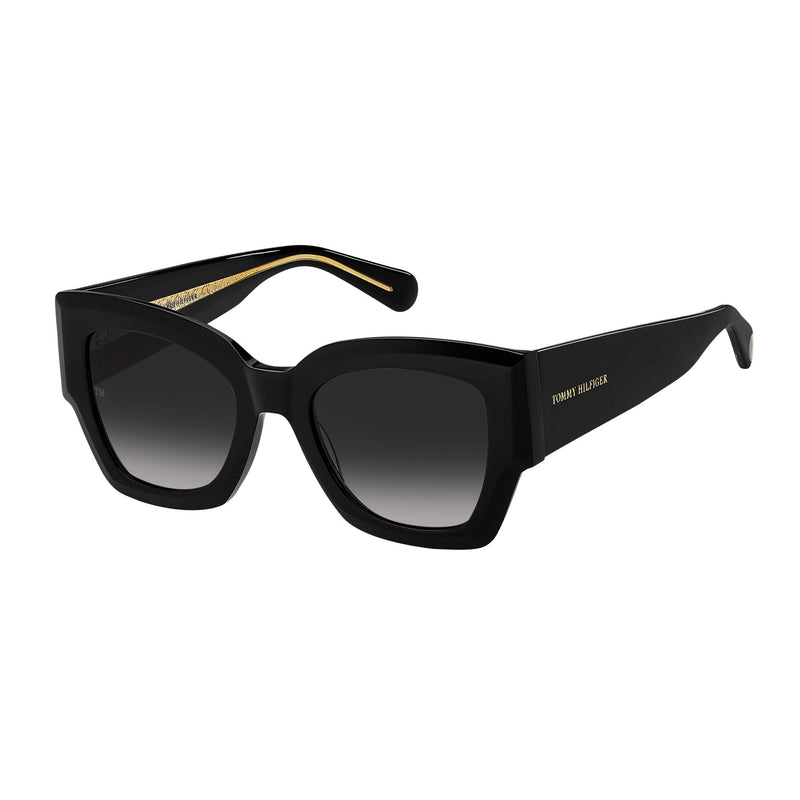 Sunglasses - Tommy Hilfiger TH 1862/S 807 519O Women's Black Sunglasses