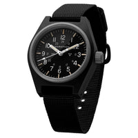 Watches - Marathon Black General Purpose Mechanical (GPM) - 34mm - No Government / Ballistic Nylon / Black - WW194003-BK-NGM