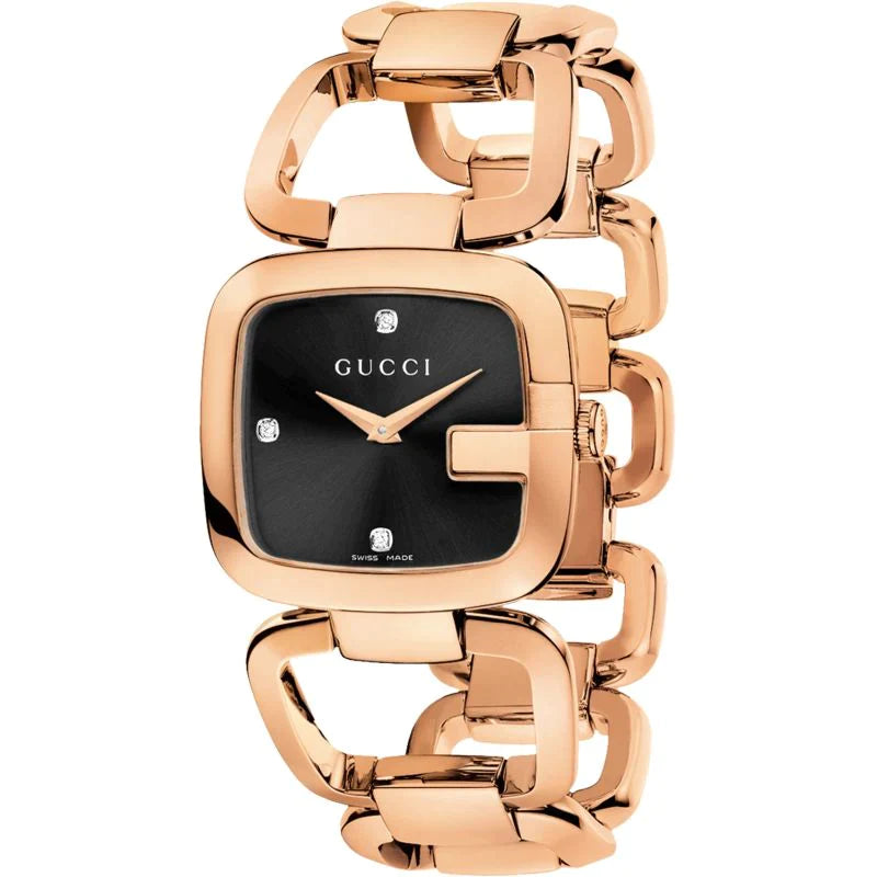 Gucci YA125409 Ladies G-Gucci Rose Gold Watch